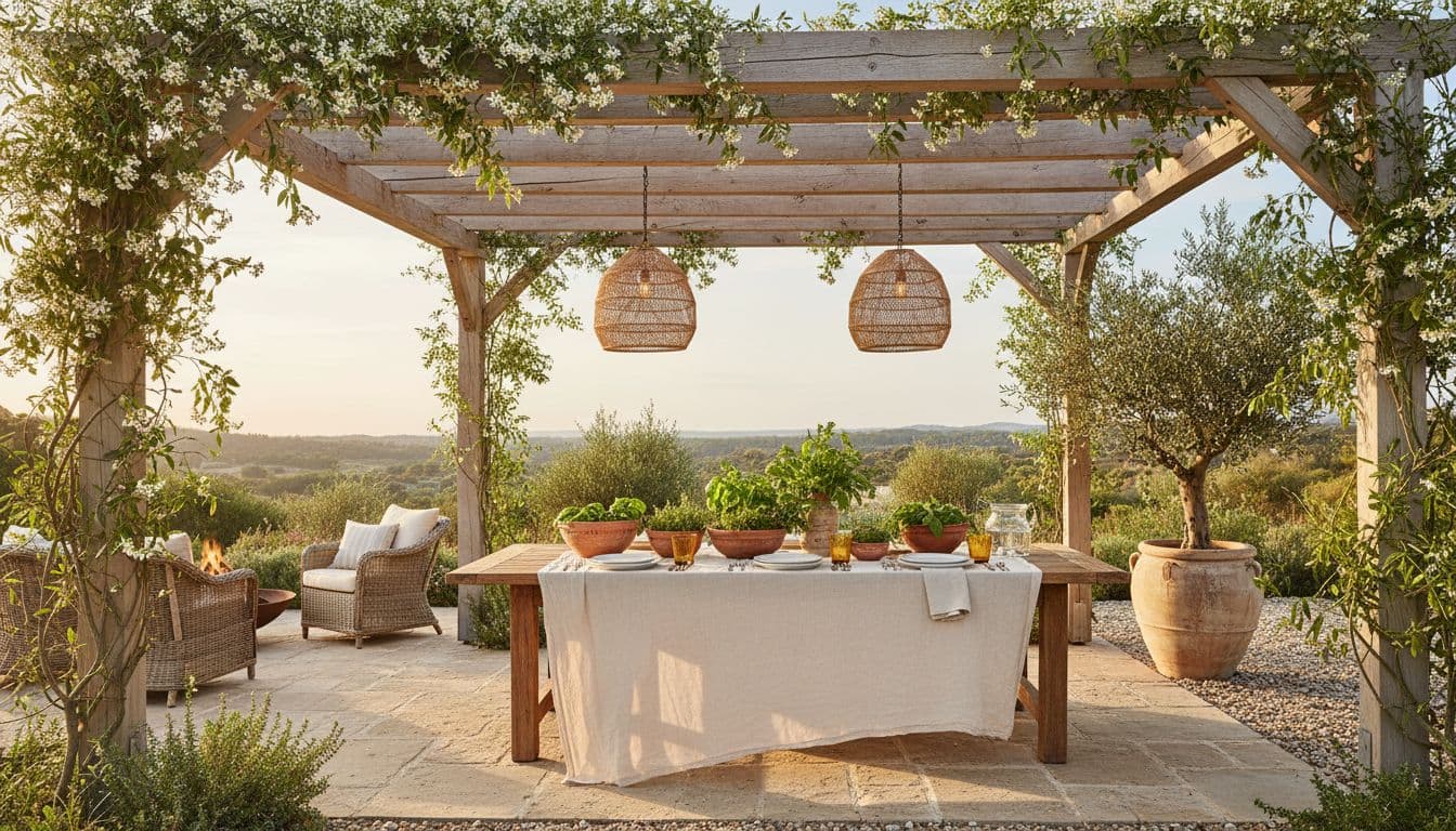 Luxury outdoor living preview generated by FlorAI AI Garden Design